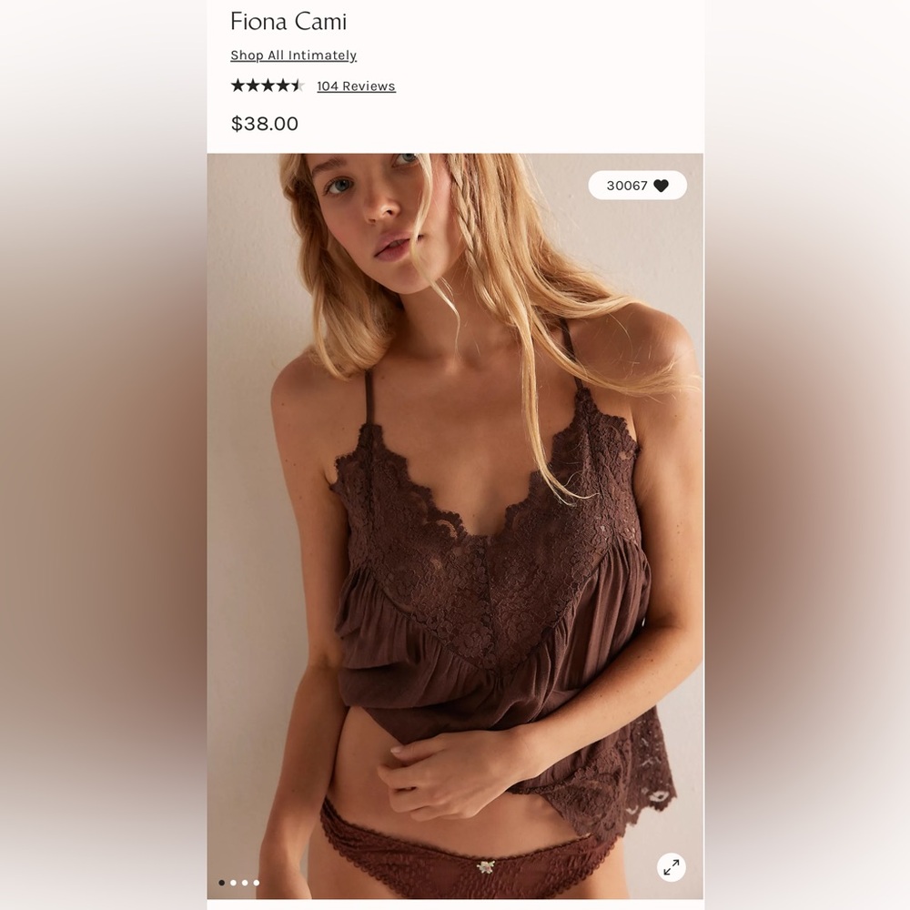 Free People Fiona Cami XL